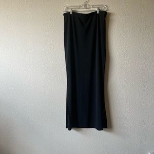 Black maxi skirt